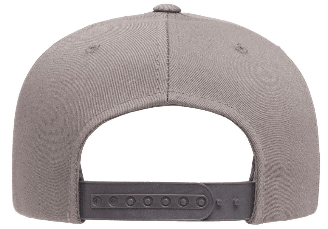 5 Panel Cotton Twill Snapback Cap