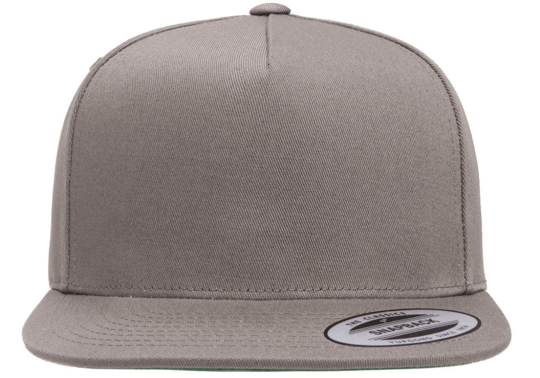 5 Panel Cotton Twill Snapback Cap