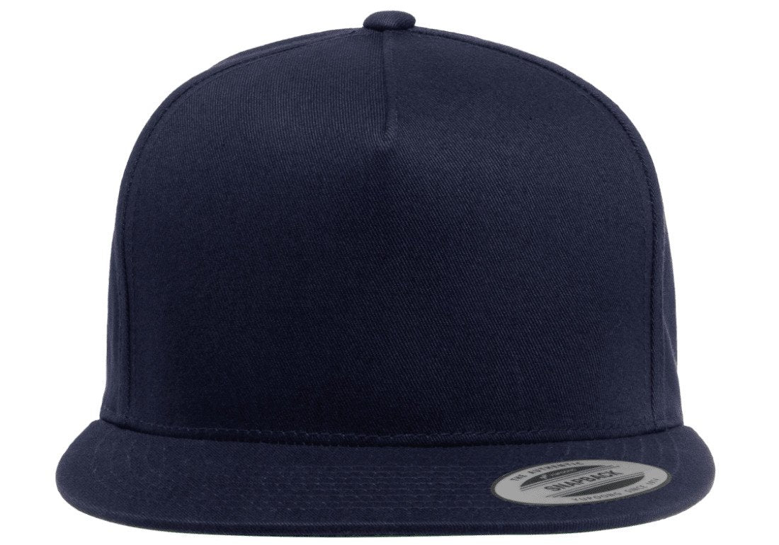 5 Panel Cotton Twill Snapback Cap