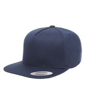 5 Panel Cotton Twill Snapback Cap