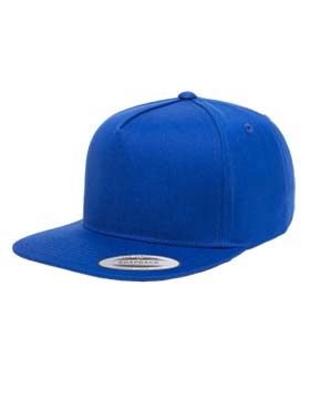 5 Panel Cotton Twill Snapback Cap