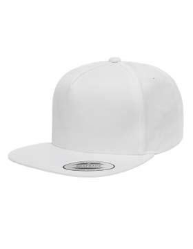 5 Panel Cotton Twill Snapback Cap