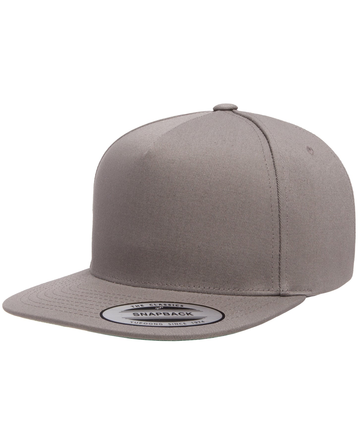 5 Panel Cotton Twill Snapback Cap